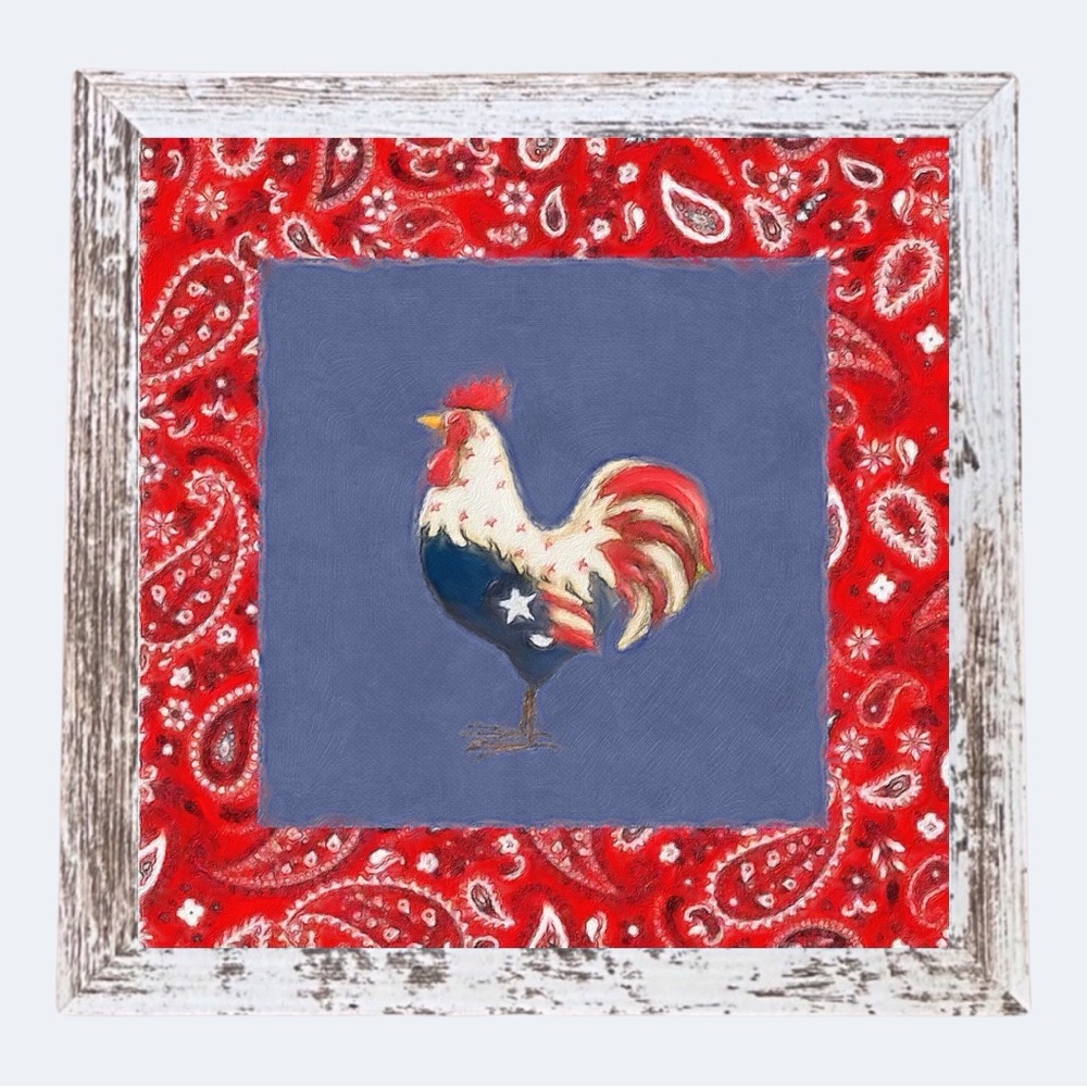 American Rooster Wall Art